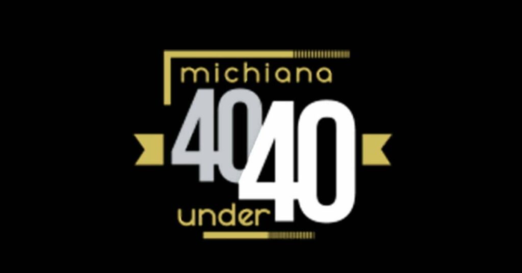 Michiana 40 under 40 logo