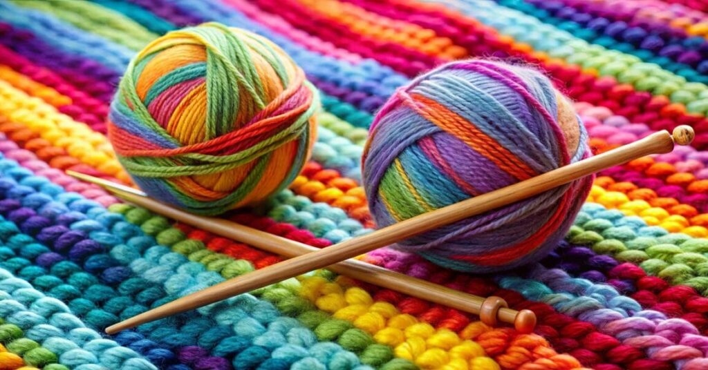 Rainbow yarn