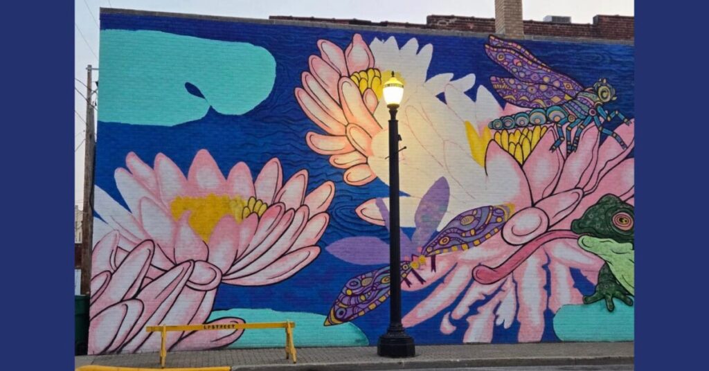 La Porte mural