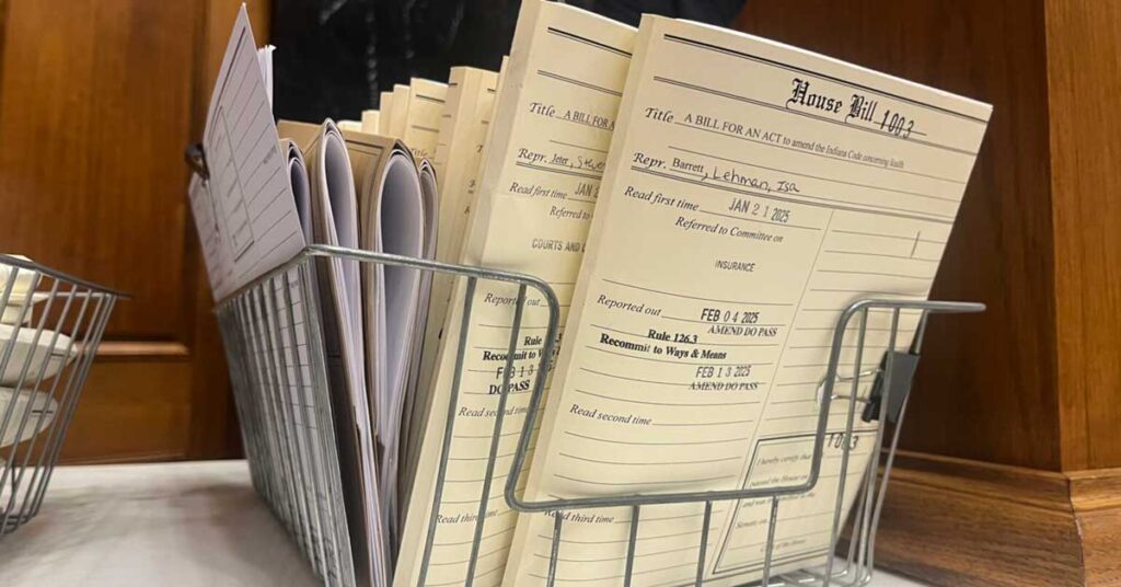 Indiana House bills